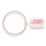 Beaded Blondes Mini Katy Bracelet in Gold