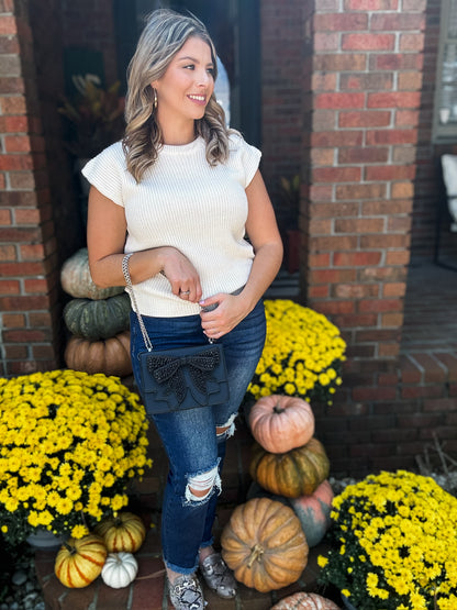 Charleston Charm Vest - Cream | FINAL SALE