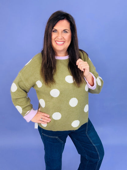 Dot Your Average Sweater