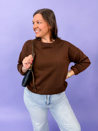 Cozy on Repeat Fleece Sweatshirt