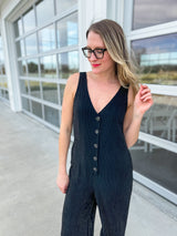 No Nonsense Jumpsuit - Black FINAL SALE