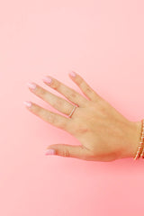 Beaded Blondes Lauren Band in Silver