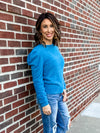 She's Out Of Sight Sweater - Teal