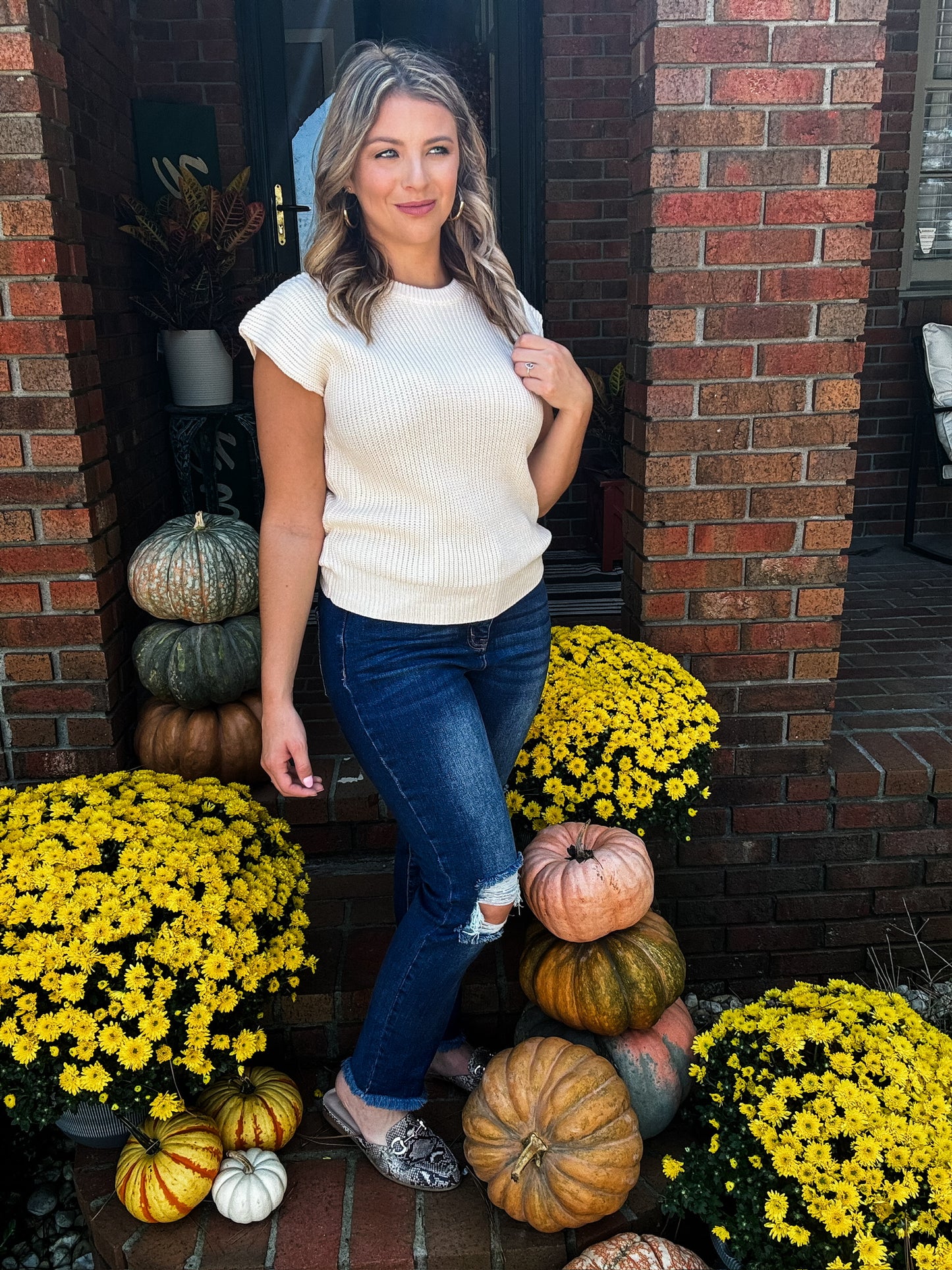 Charleston Charm Vest - Cream | FINAL SALE