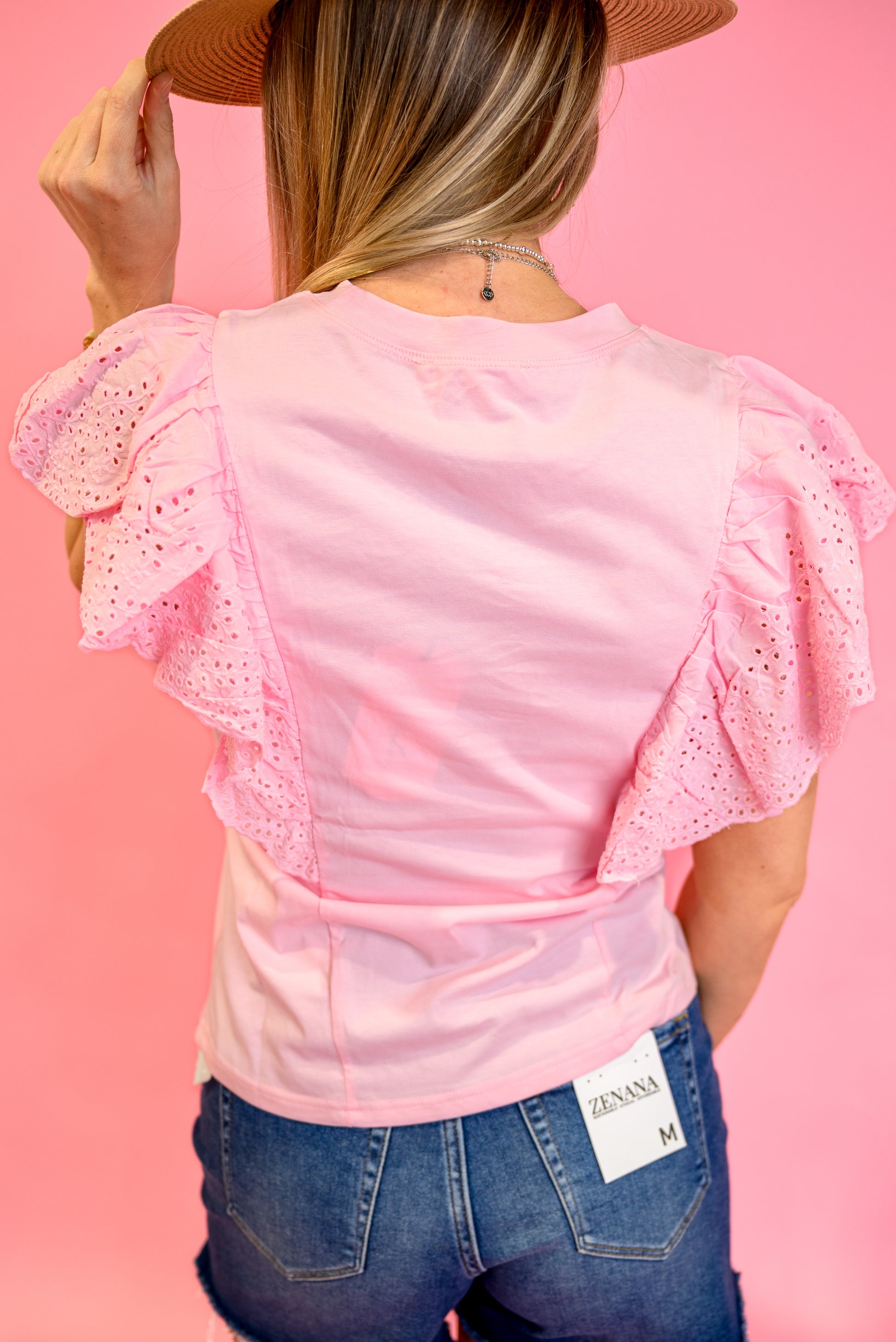 Feminine Flow Top - Pink FINAL SALE
