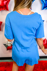 Flipside Flow Romper - Deep Sky FLASH SALE