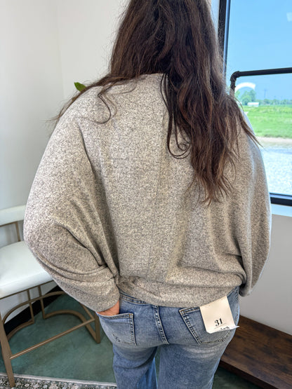 Fly with Me Batwing Sleeve Fall Knit Sweater