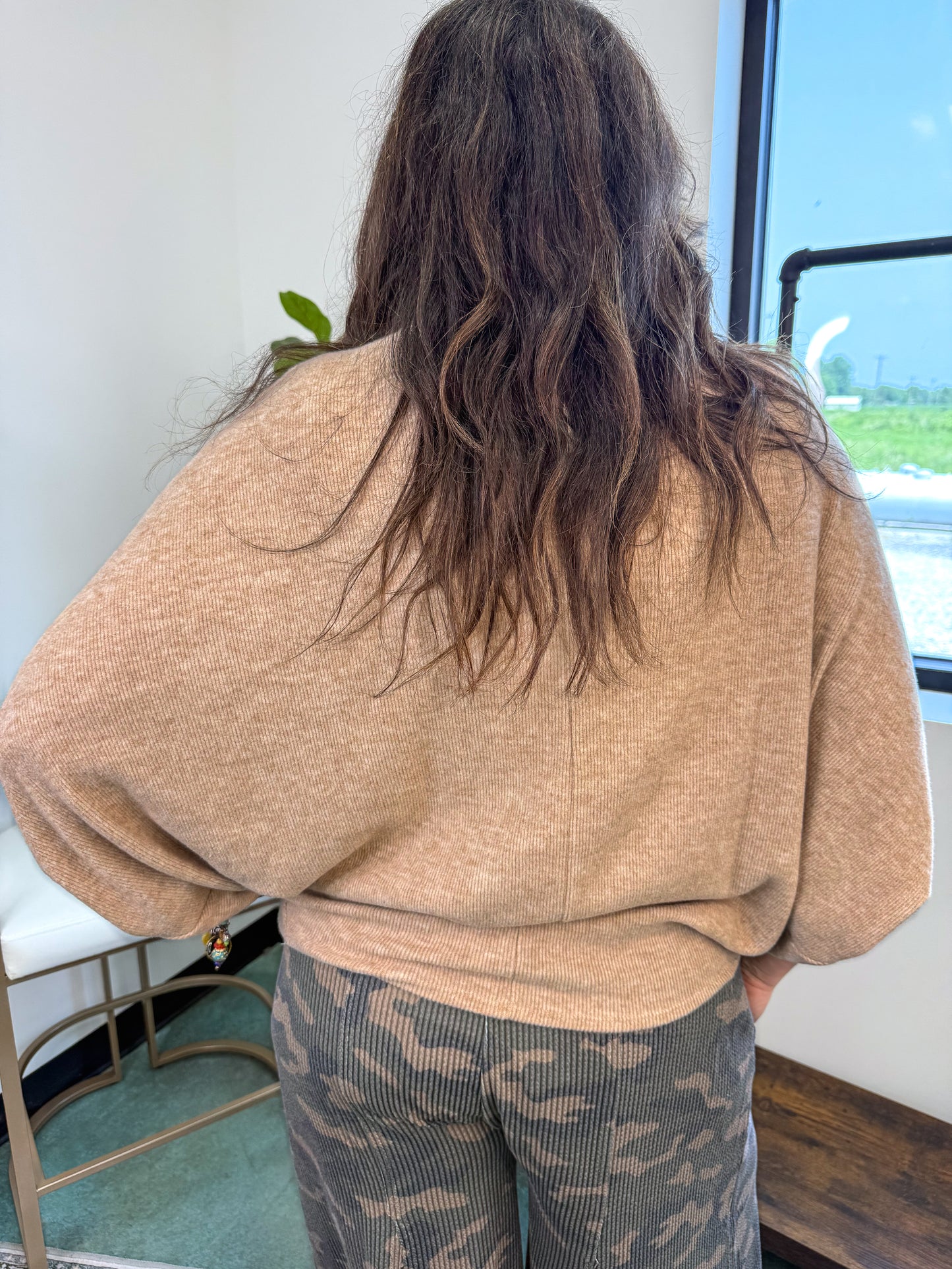 Fly with Me Batwing Sleeve Fall Knit Sweater