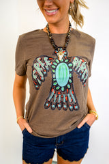 Free Bird Graphic Top