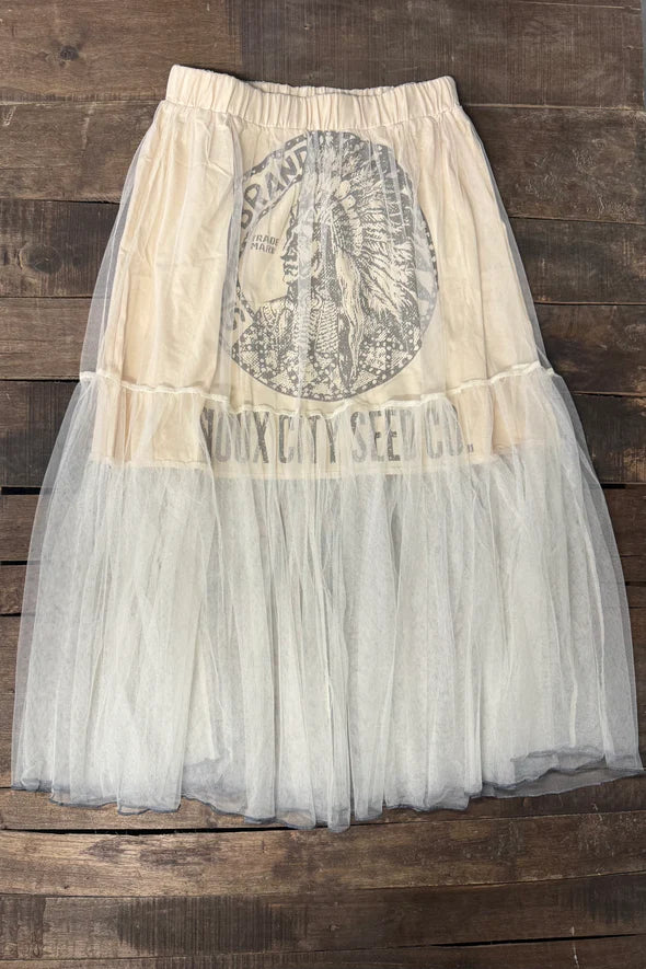 Jaded Gypsy Feeling Frilly Skirt - Sioux City *Final Sale*