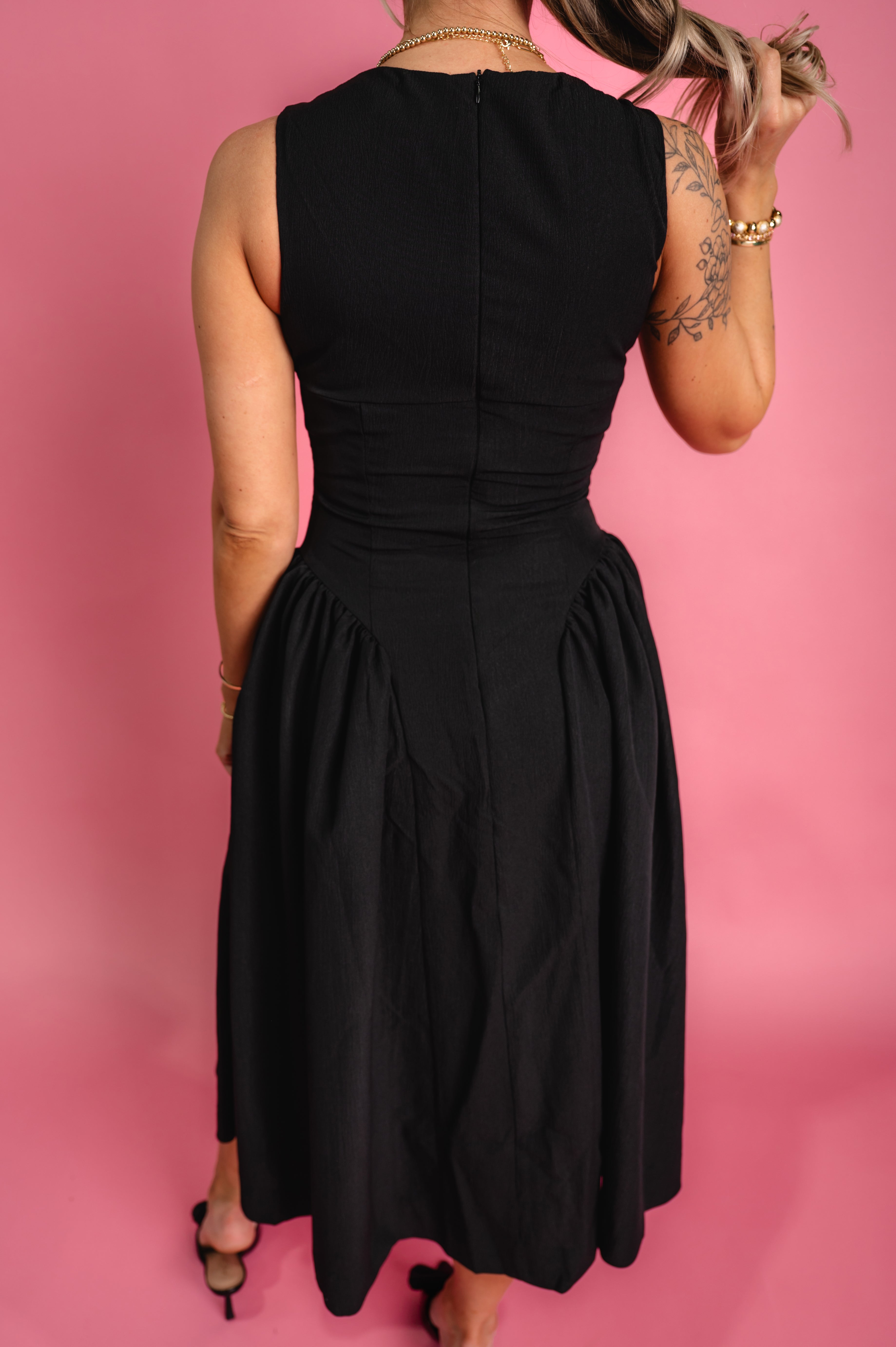 Gentle Breeze Dress - Black *Final Sale*