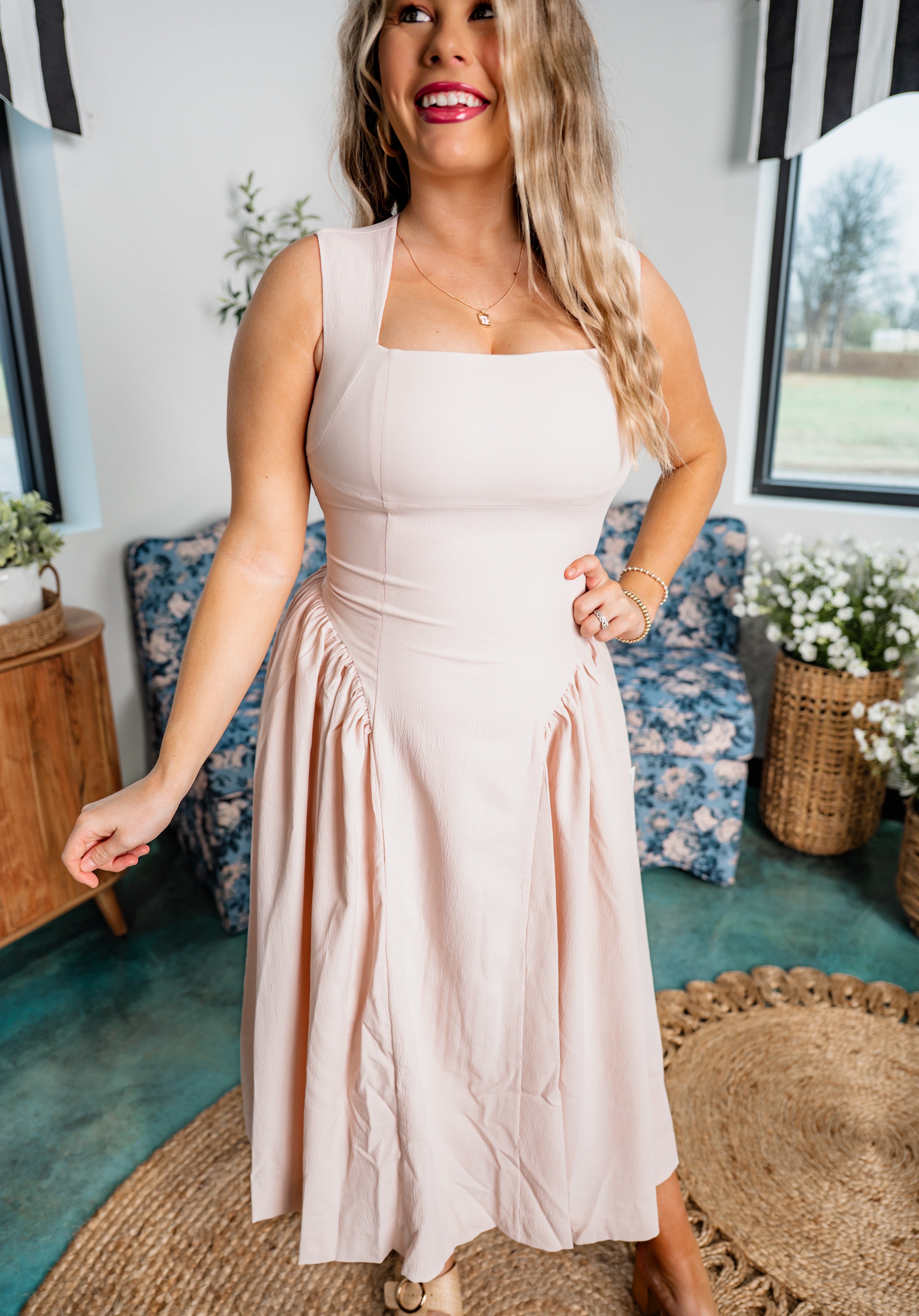 Gentle Breeze Dress - Blush *Final Sale*