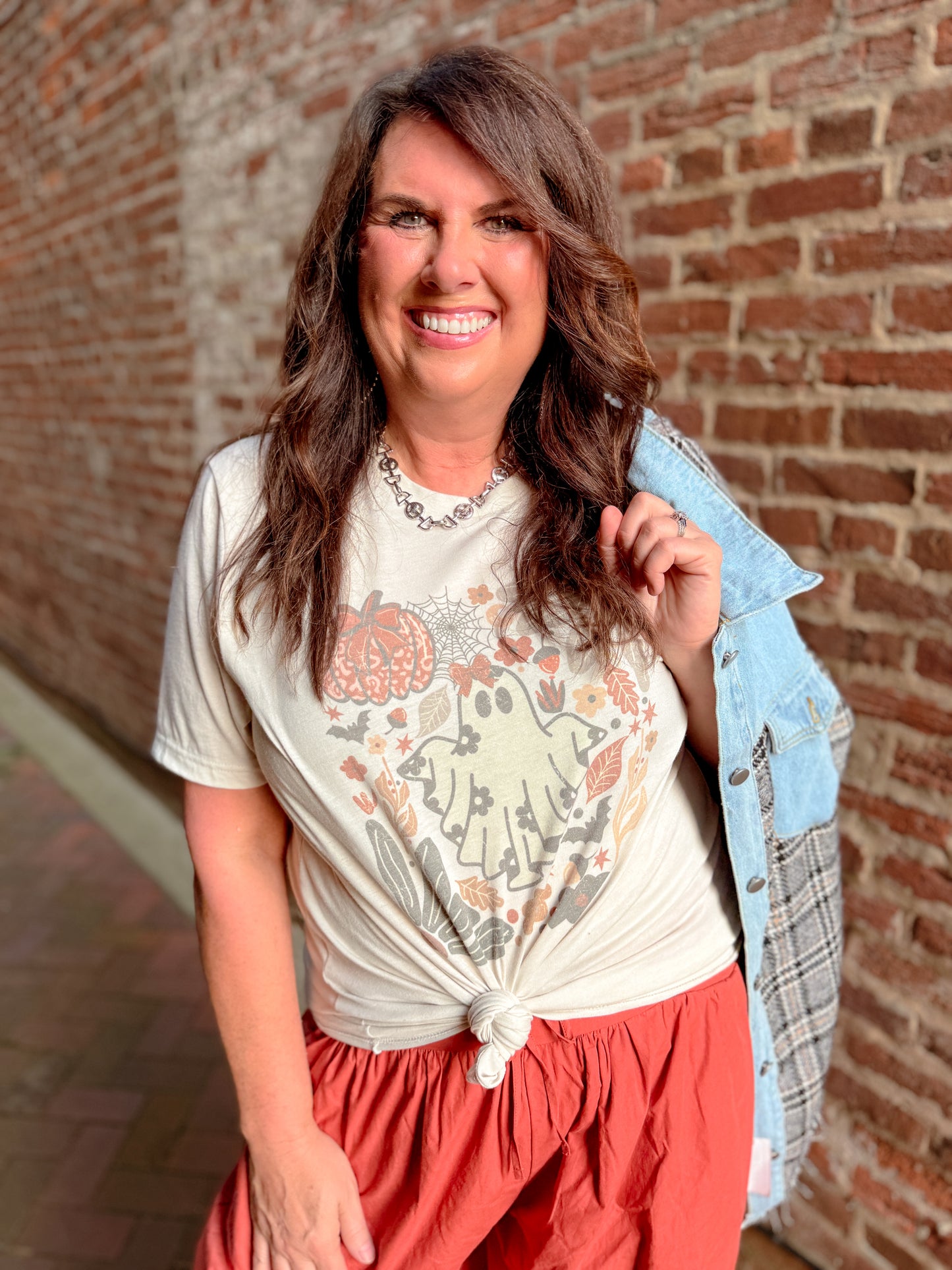 Ghost Boho Fall Graphic Tee