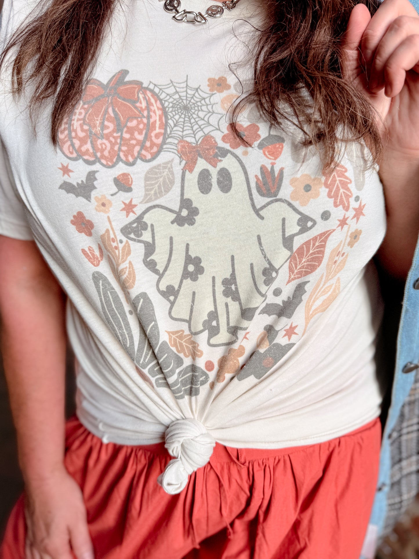 Ghost Boho Fall Graphic Tee