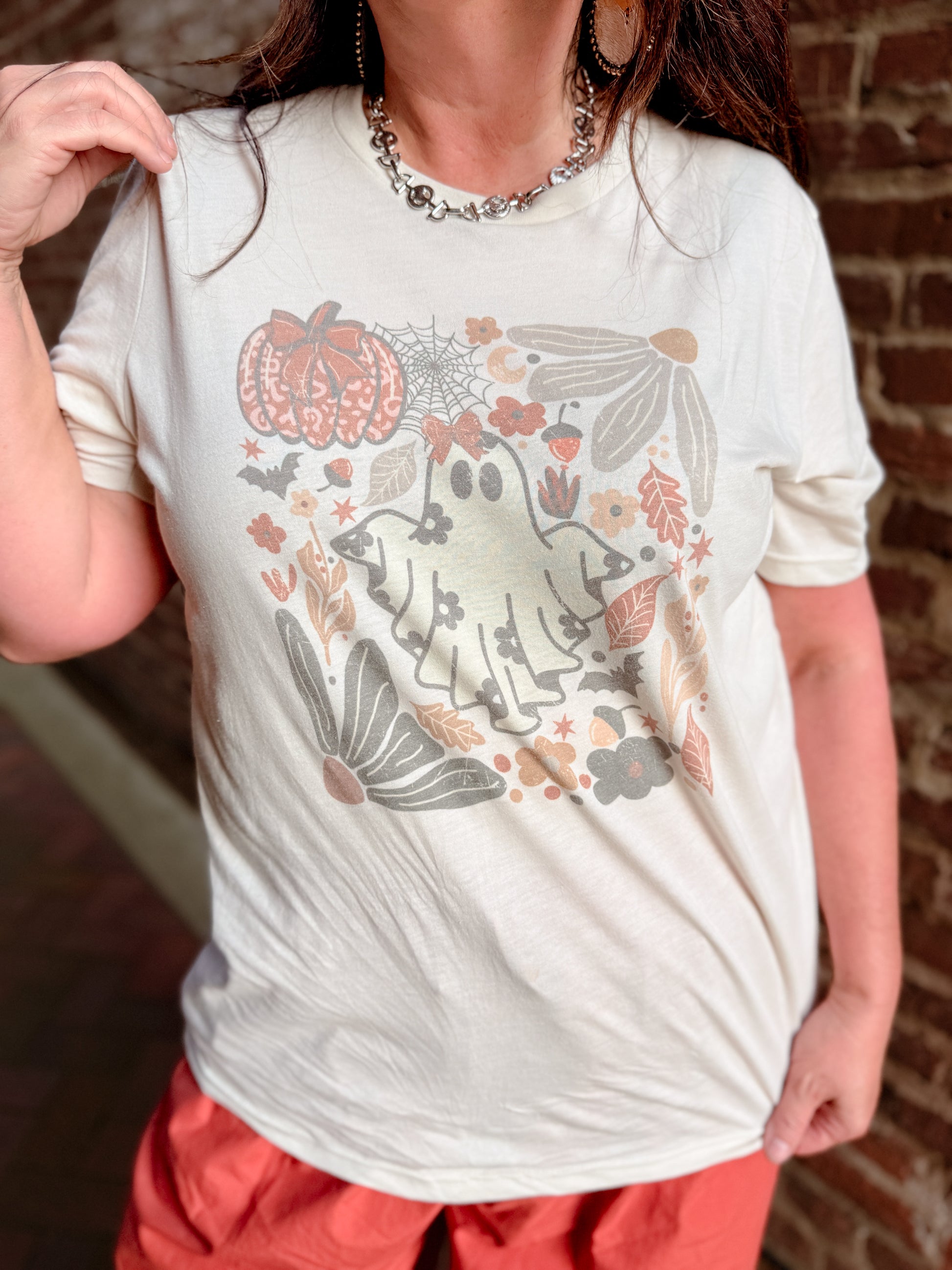 Ghost Boho Fall Graphic Tee