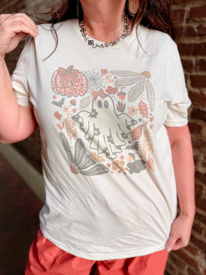 Ghost Boho Fall Graphic Tee