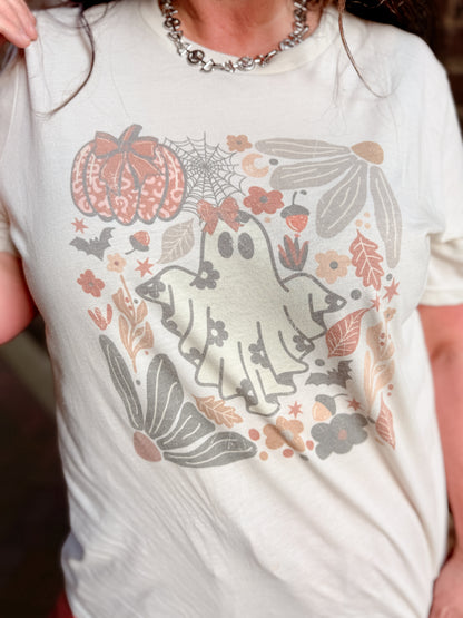 Ghost Boho Fall Graphic Tee