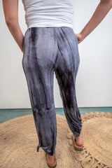 Give It Your All Pants - Navy Tie Dye