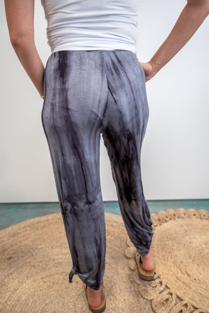 Give It Your All Pants - Navy Tie Dye Final Sale