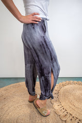 Give It Your All Pants - Navy Tie Dye