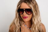 Glow Getter Sunglasses - Black