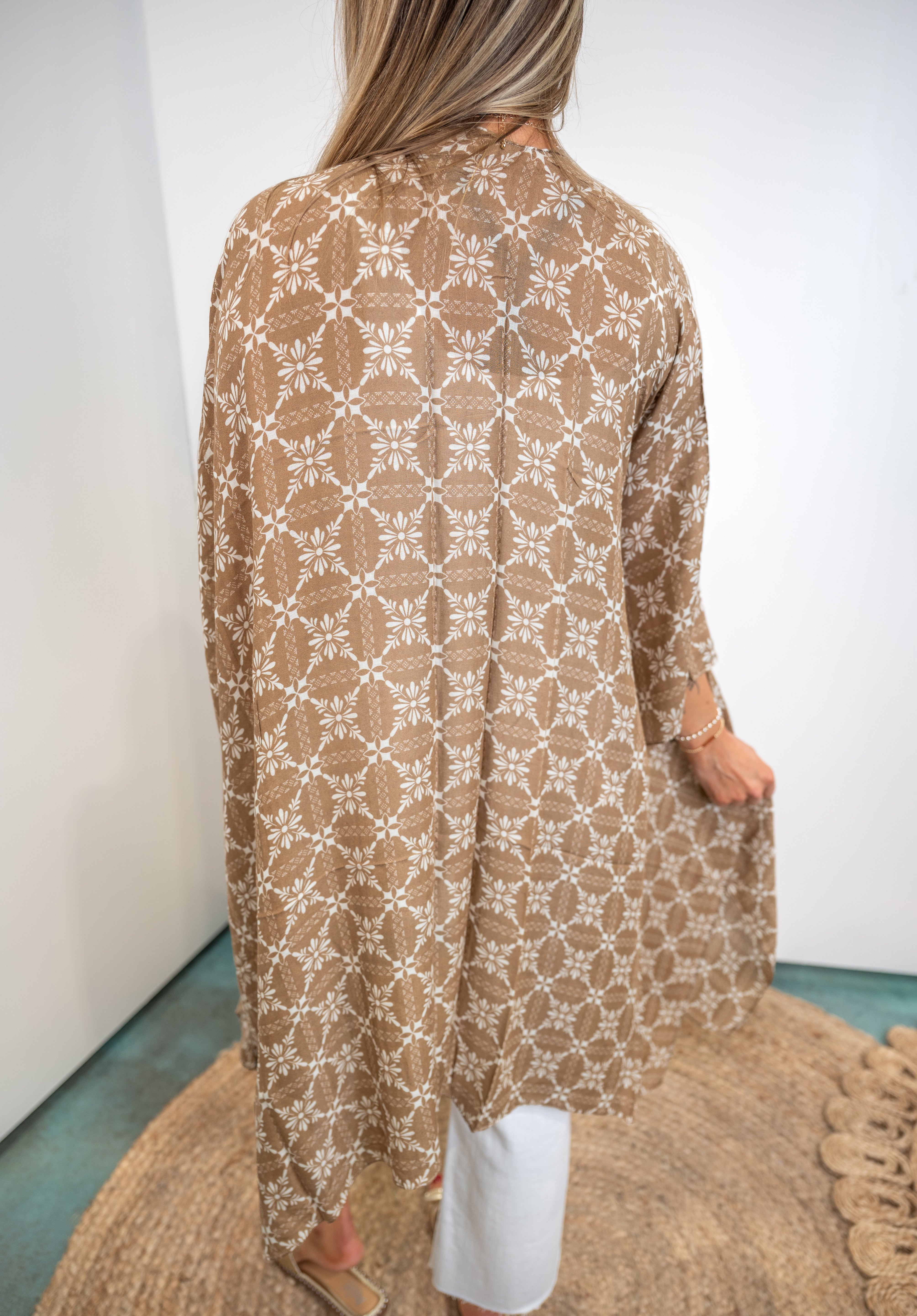 Golden Walnut Kimono