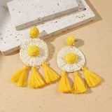 Sunlit Shore Bamboo Earrings
