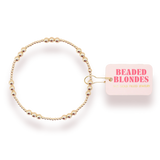 Beaded Blondes ILY Gold Bracelet