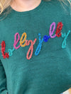Green Holly Jolly Sweater