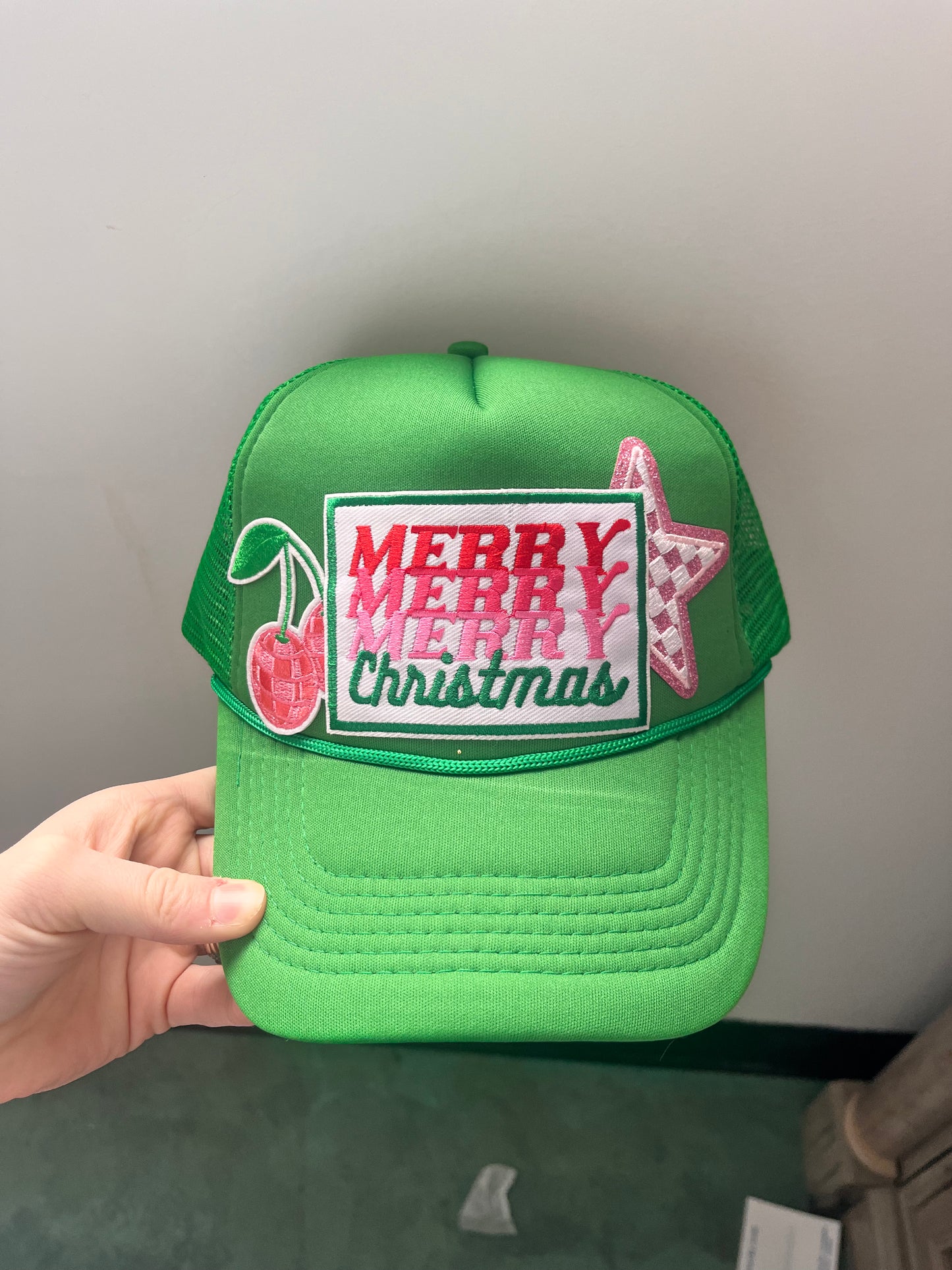 Trucker Hat - Merry Christmas With Cherry