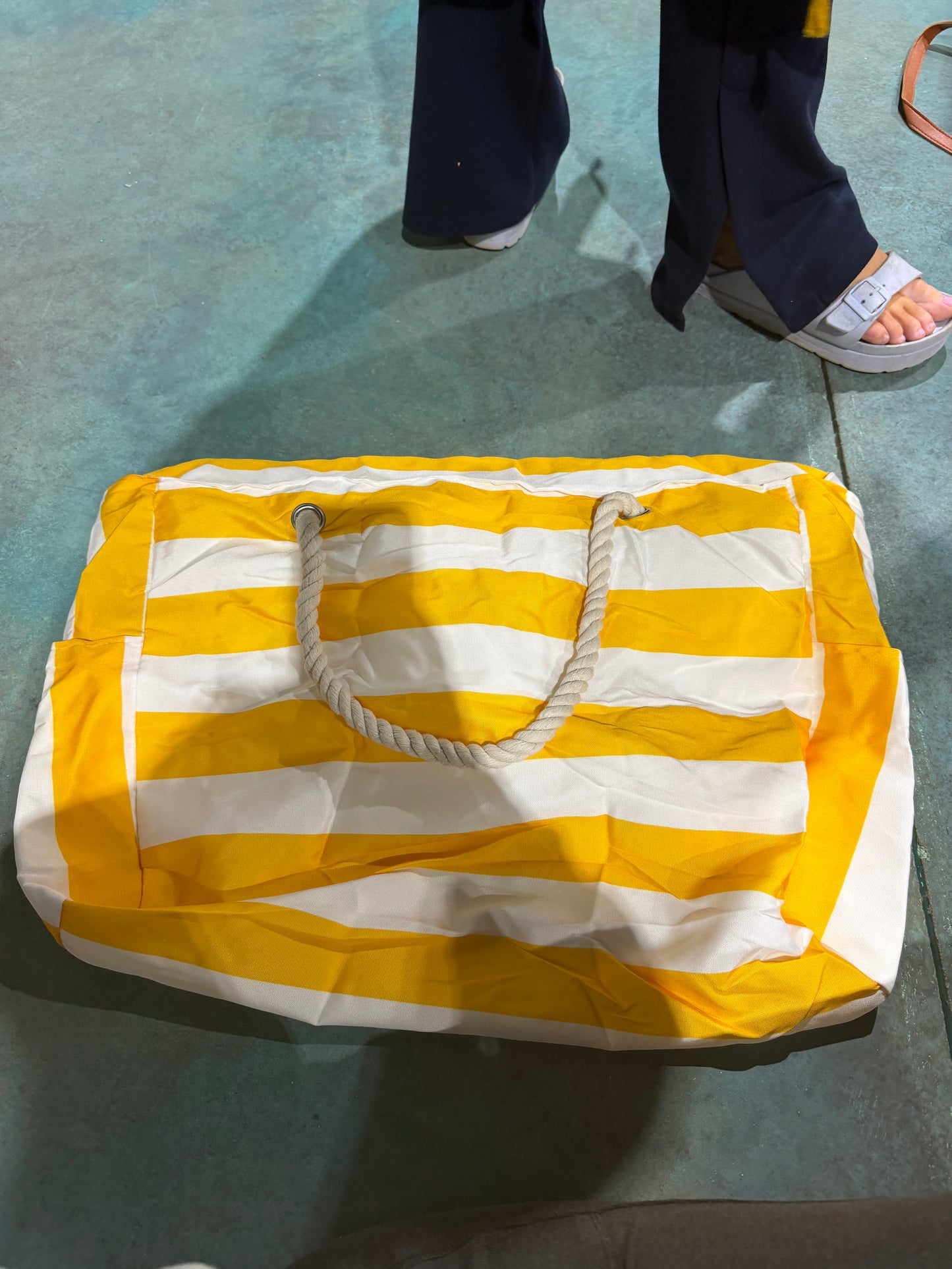 Yellow & White Bag final sale