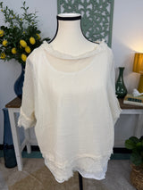 2 in 1 Natural Woven Shirt