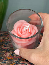 Pink Rose Candle