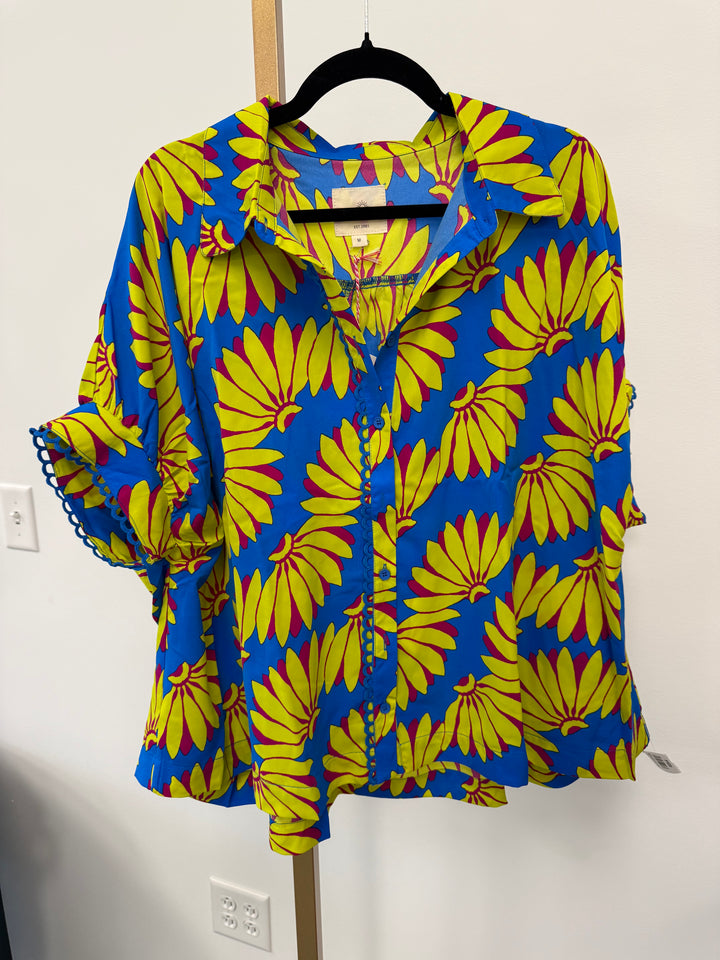 Tropical Print Button-Up Shirt *Final Sale*
