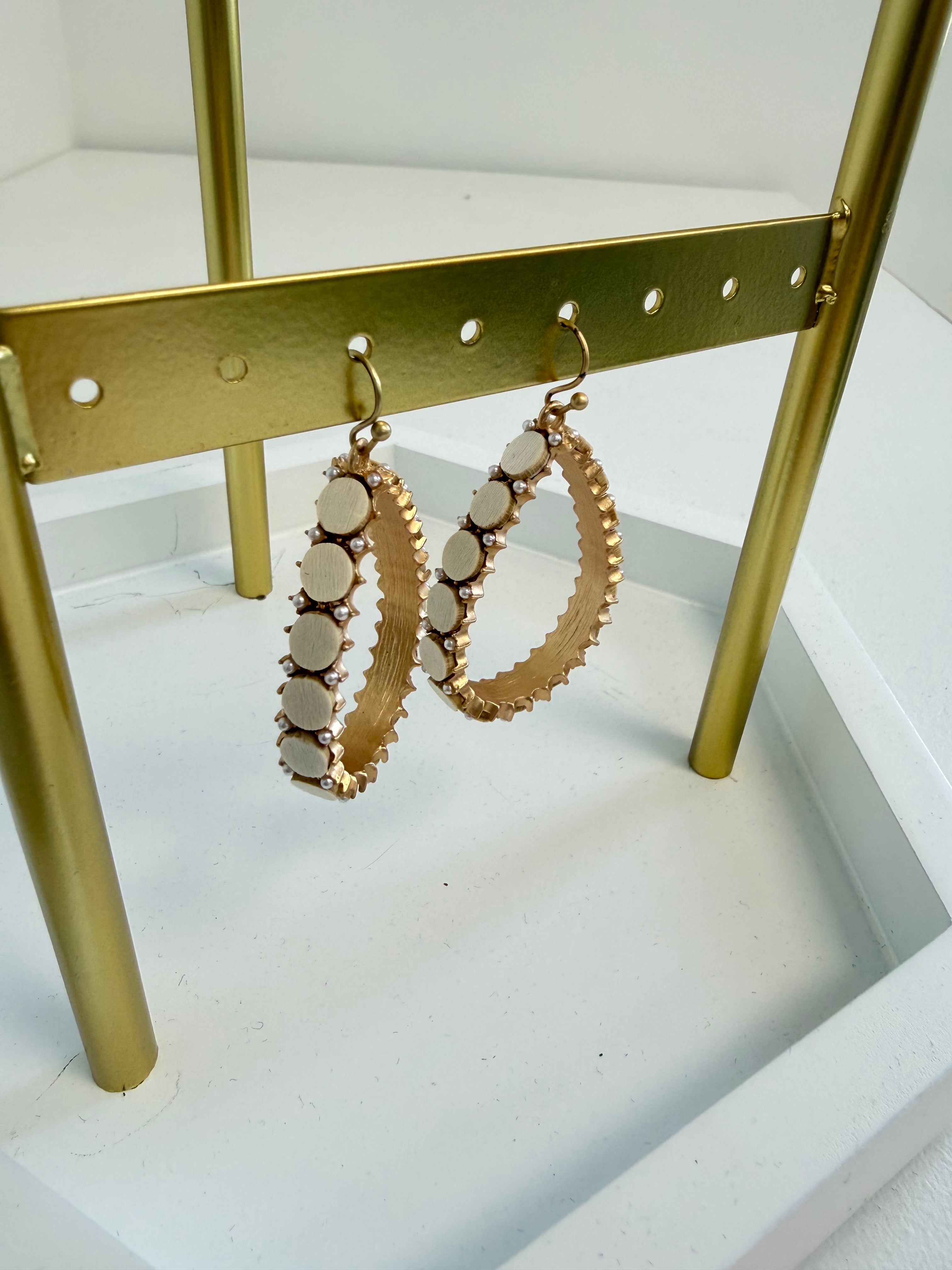 Wood Luxe Teardrops - Natural