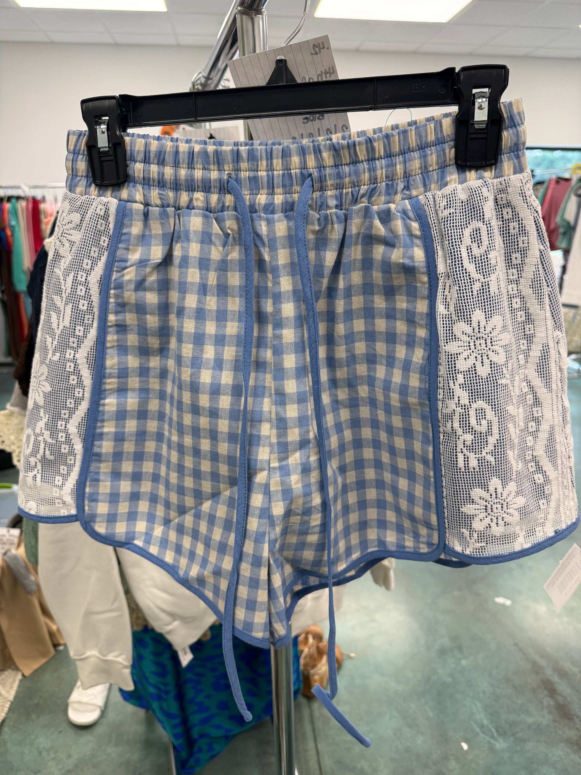 4th of July Gingham Shorts - EOS Final Sale
