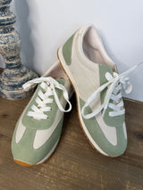 Retro Suede and Mesh Low-Top Sneaker
