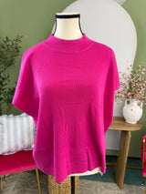 Lightweight Ribbed Knit Mock Top