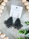 Feather & Leather Earring