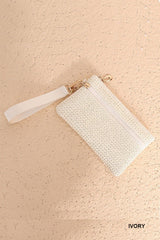 Boho Artisan Wristlet Wallet - Ivory DOORBUSTER