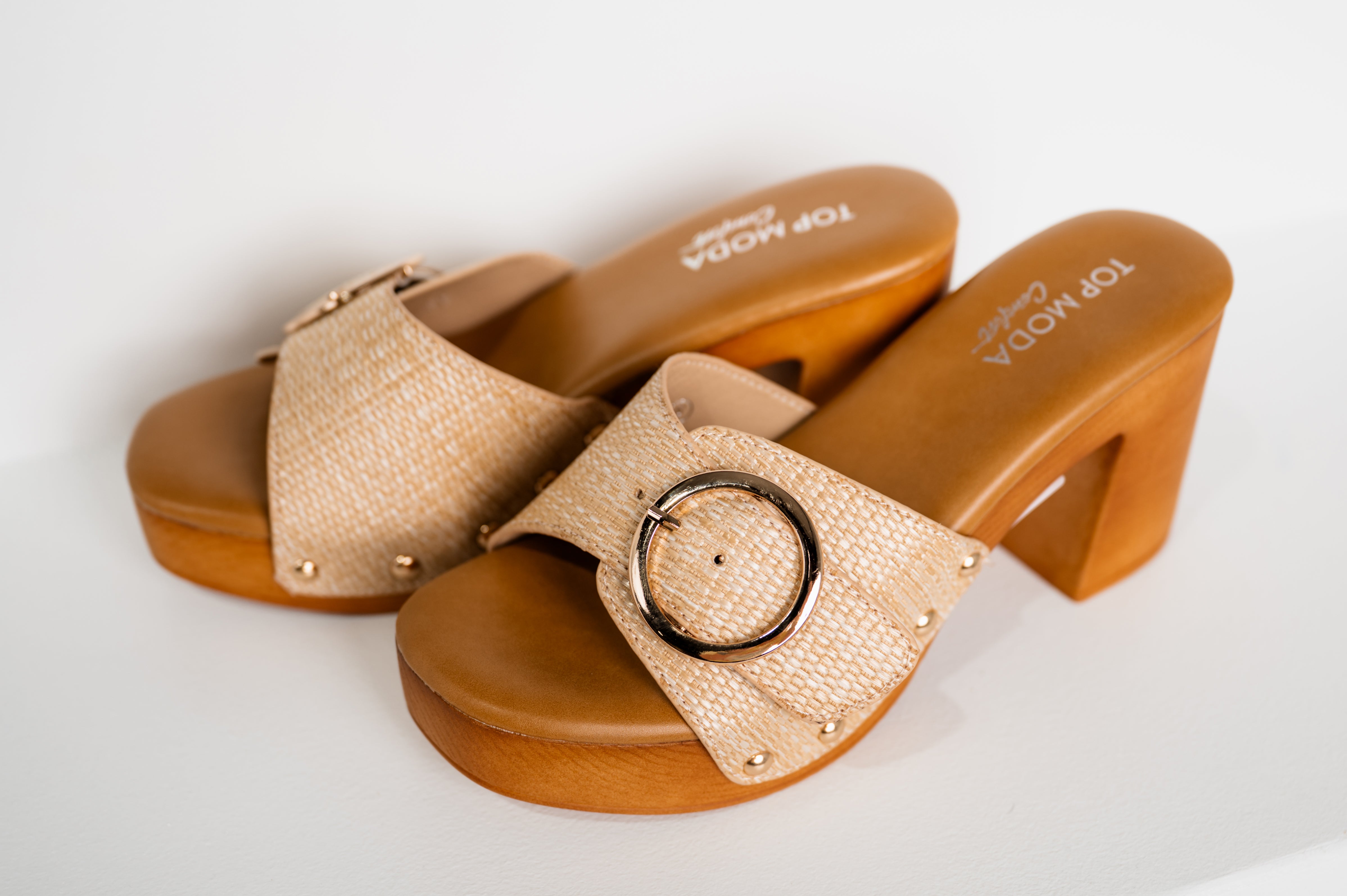 Jungle Buckle Mule Heels *Final Sale*