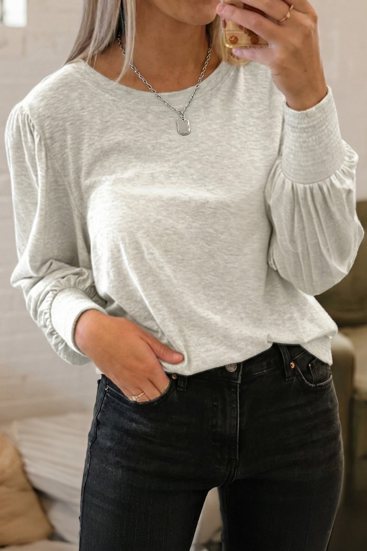 Simply Sweet Puff Sleeve Top