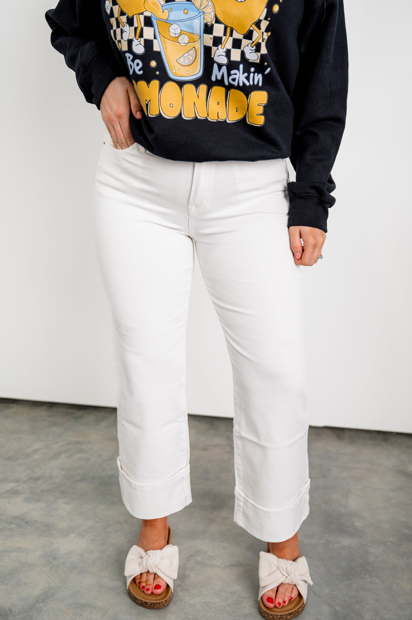 Kassy Mica High Rise Cuffed Jeans - EOS Final Sale