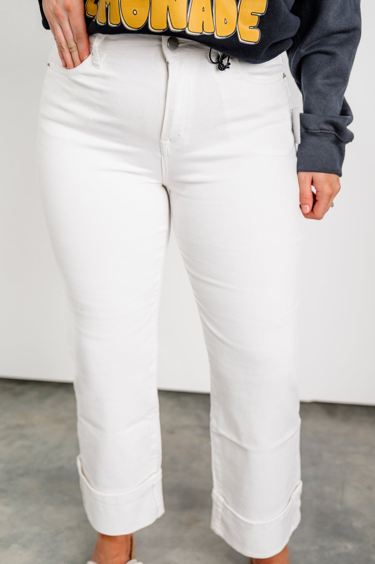 Kassy Mica High Rise Cuffed Jeans - EOS Final Sale