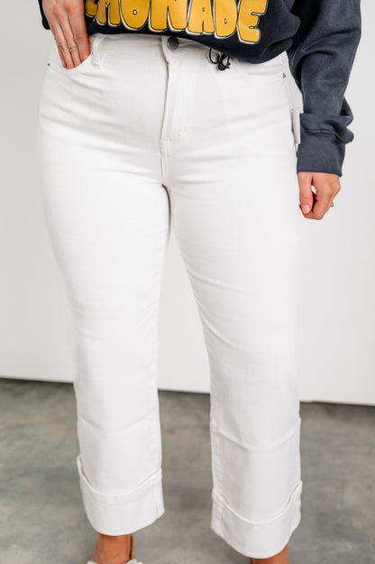 Kassy Mica High Rise Cuffed Jeans - EOS Final Sale