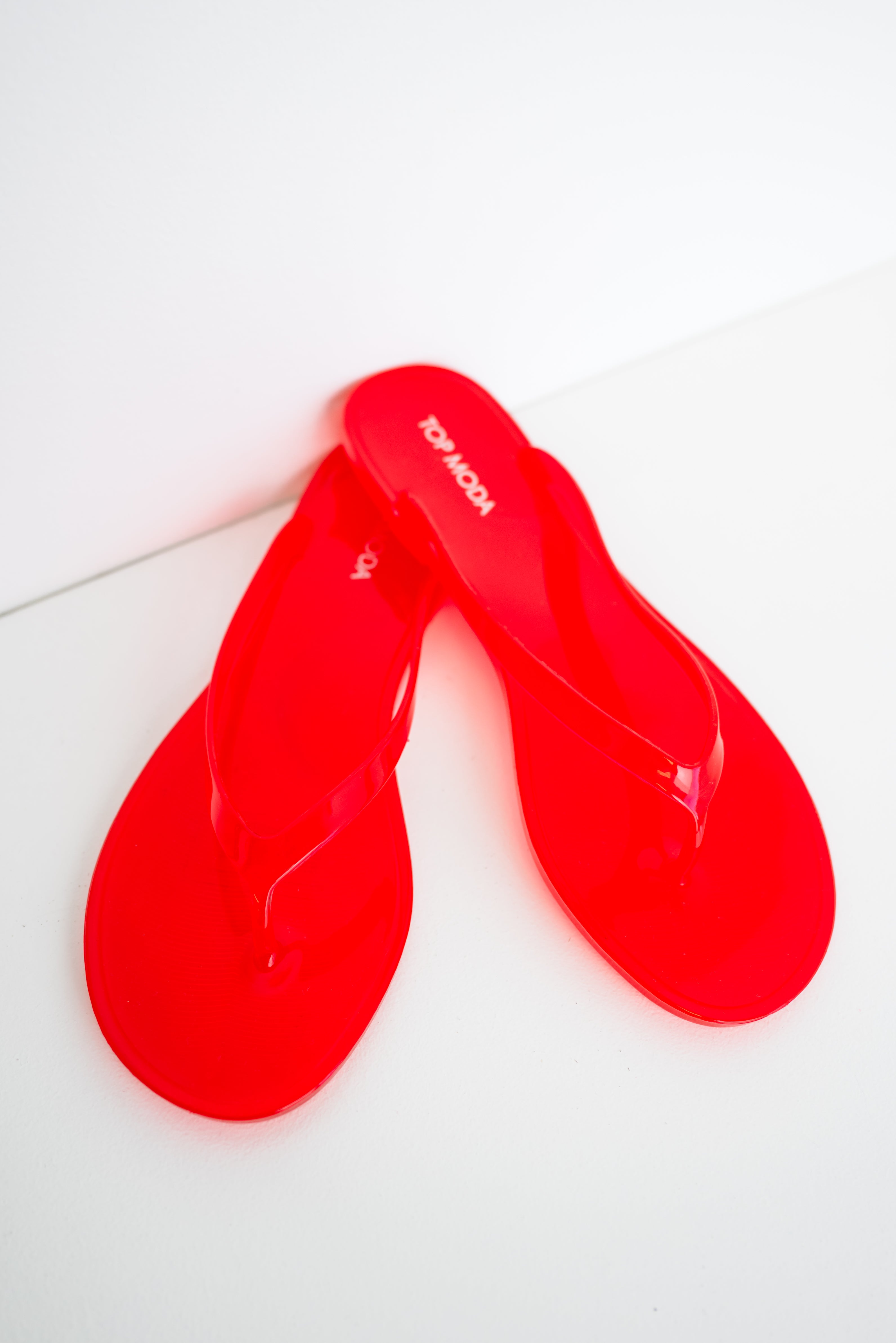 Kate Classic Jelly Sandals - Red | DOORBUSTER