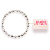 Beaded Blondes Katy Bracelet In Silver