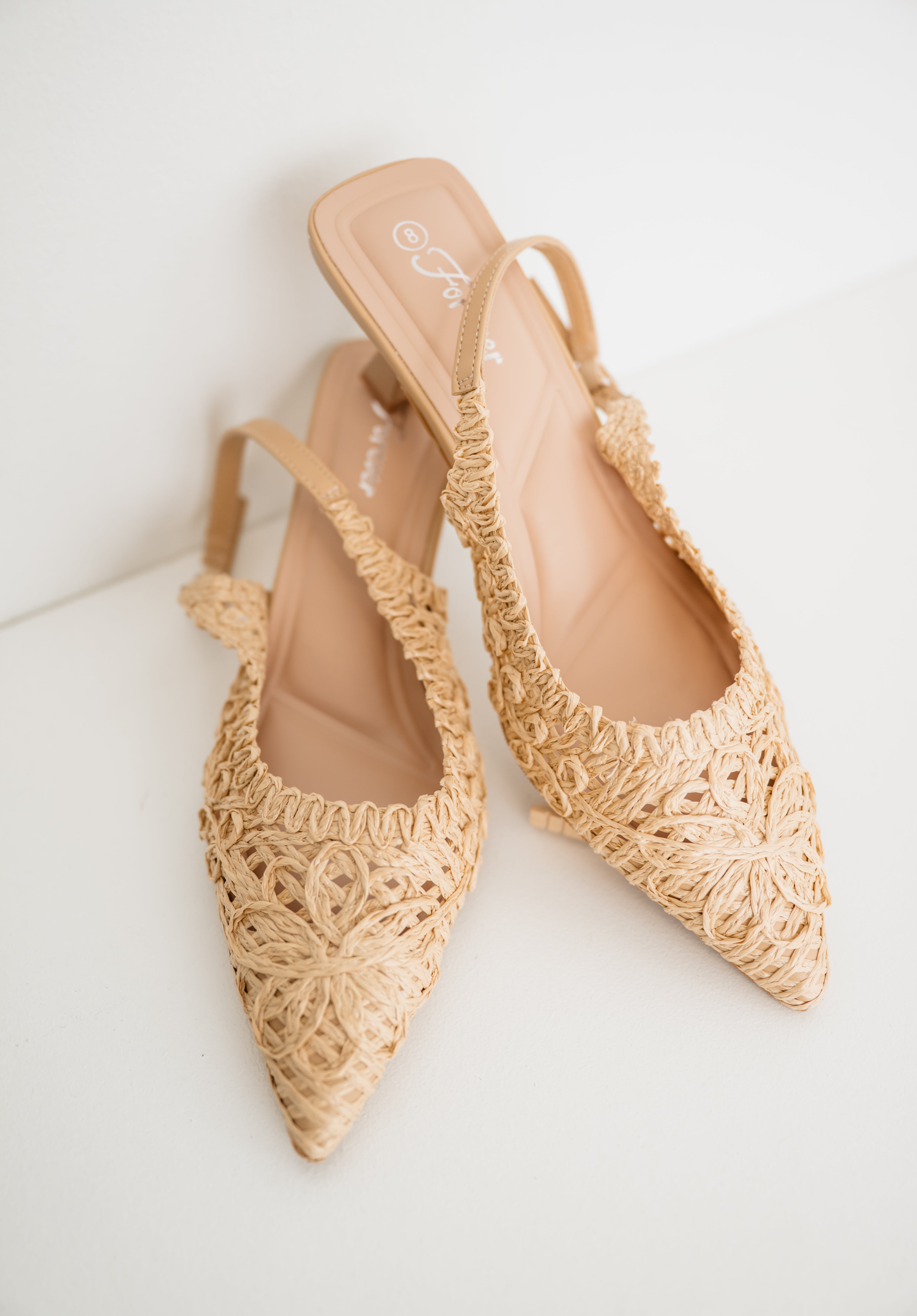 Knitted Woven Heels