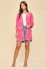 Sunset Breeze Printed Cardigan