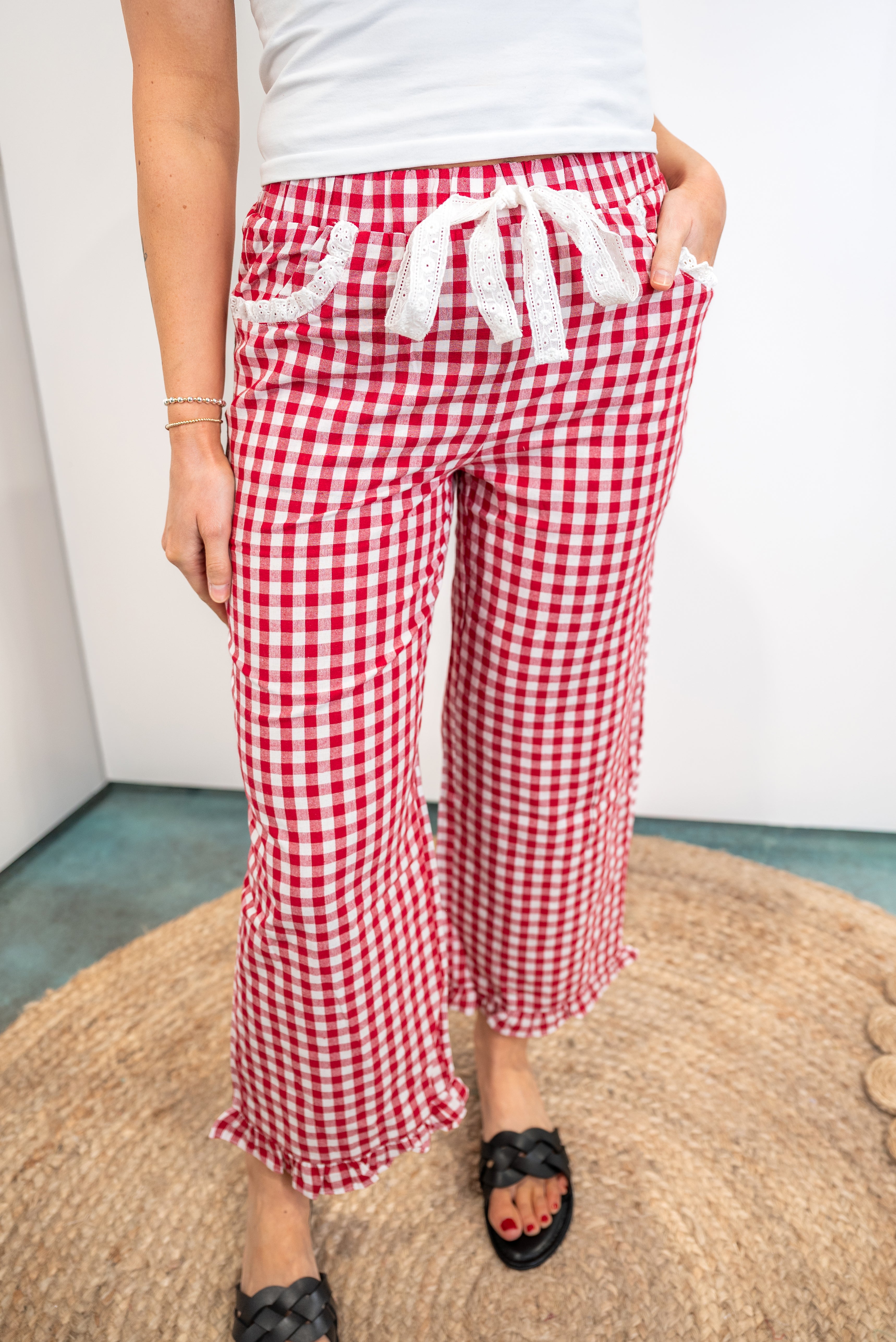 Lace & Lattice Pants